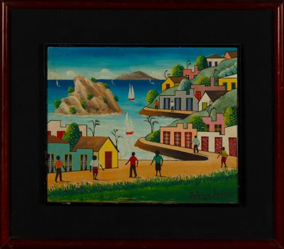 HAITI, dans le goût de l'art naïf,