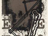an image of a black and white drawing of a saxophone
