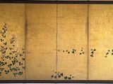 a picture of a painting on the wall of a room