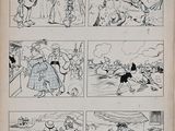 une vieille bande dessinée représentant un groupe de personnes