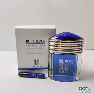 une photo d'un flacon d'eau de Cologne Boucheron