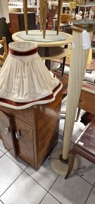 a lamp that is sitting on a table in a store