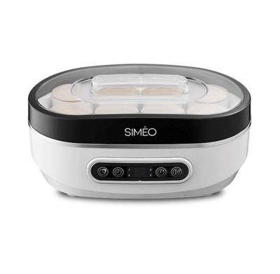 un gros plan d'un four à micro-ondes contenant des œufs