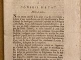 an old book with a black and white image on it