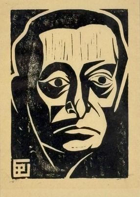 l'image d'un dessin en noir et blanc représentant le visage d'un homme