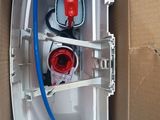 a box that has a red fire hydrant inside of it