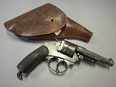 REVOLVER réglementaire Ml 1873, cal. 11 mm, marqué sur la ca…
