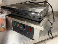 Gaufrier professionnel inox deux gaufres