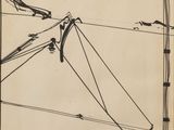 une image représentant un dessin d'une personne à vélo