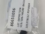 a close up of a plastic bag with a label on it