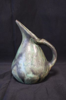 Carafe Art déco verte
