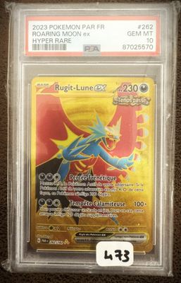 gros plan d'une carte pokemon dans un étui en plastique