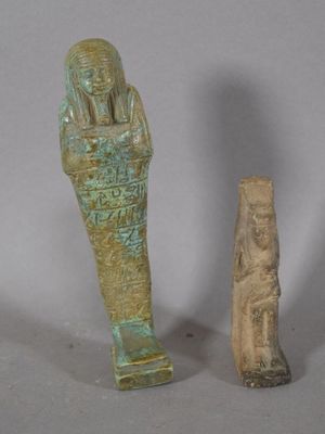 an image of a statue of a woman and a statue of a man