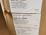 a box with a label on it sitting on a table