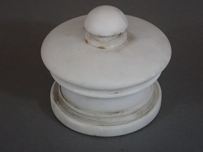 a white object that is sitting on top of a table
