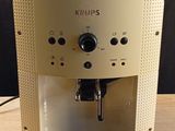 a coffee machine that is sitting on a wooden table