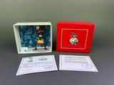 a boxed box with a christmas ornament in it