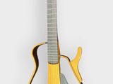 une image d'une guitare posée sur un support