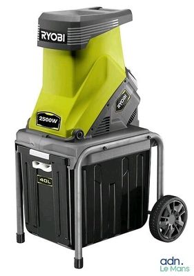 Broyeur à bois électrique Ryobi Ry02 avec roues
