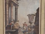 a picture of a painting on the wall of a building
