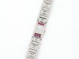 an art deco diamond and ruby bracelet