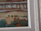 a picture of a painting on the wall of a building