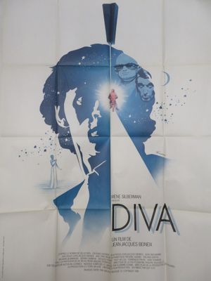 the poster for the movie diva is shown on the wall