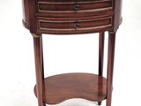 an image of a small table with a drawer on it