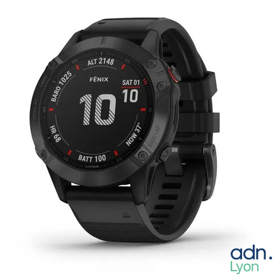 a close up of a smart watch on a white background