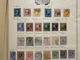 a picture of a book with a lot of stamps on it