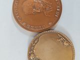 a gold coin with a picture of a bear on it