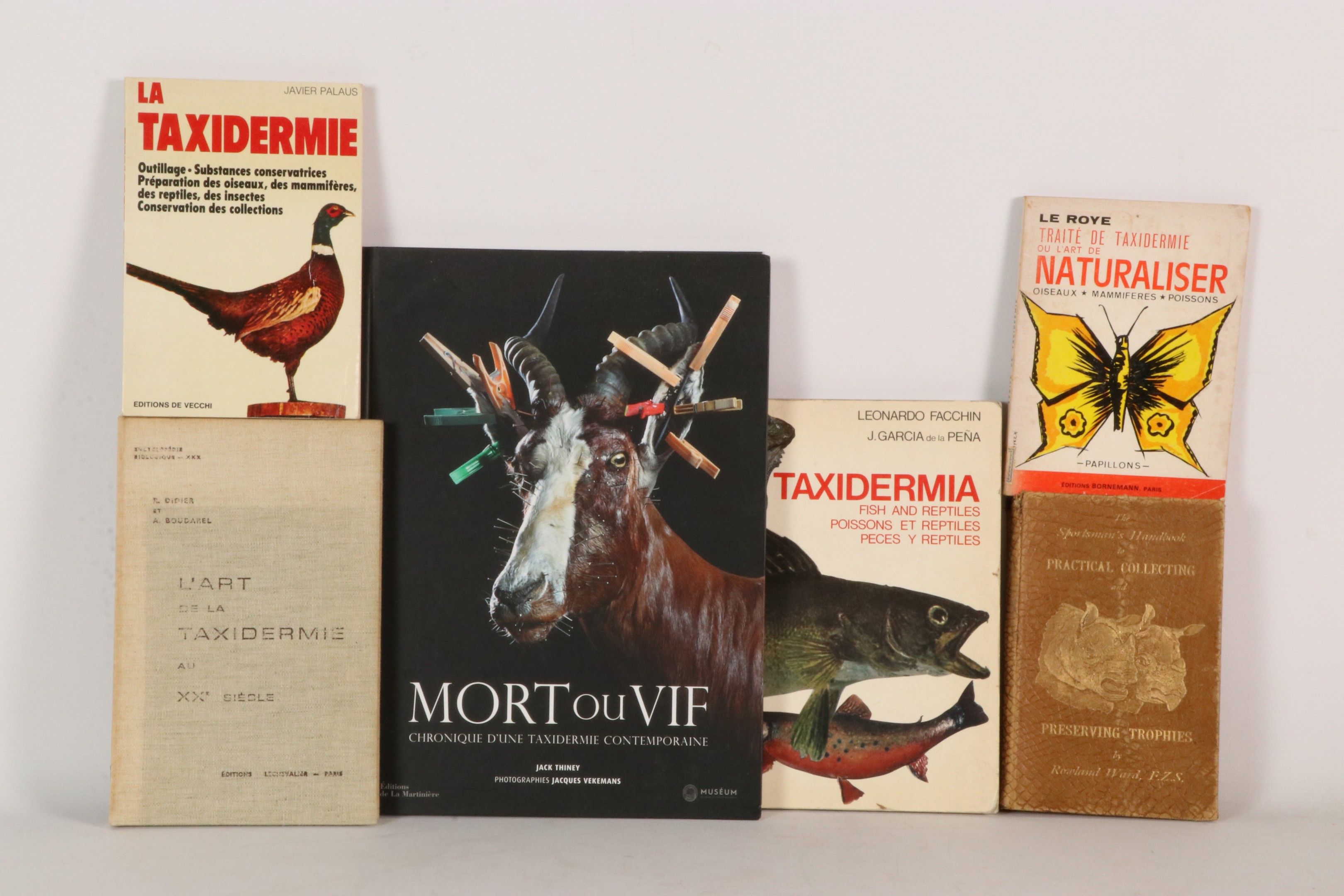 [TAXIDERMIE] Réunion de 5 ouvrages :