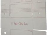 a picture of a set of four white cardboard boxes