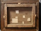 a picture of a picture in a wooden frame on a table