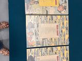 a picture of a bulletin board with a lot of papers on it