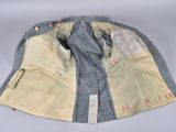 an image of a denim skirt with buttons on the side