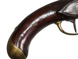 a close up of a gun on a white background with a white background