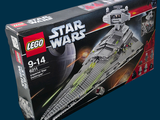a box of lego star wars sets on a blue background