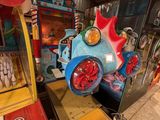 une machine placée au milieu d'une pièce