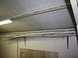 a light that is on in the ceiling of a building