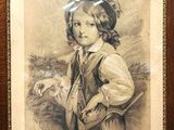 an old picture of a young boy in a vest and tie