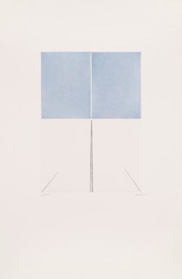 an image of a drawing of two squares on a white surface
