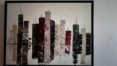 CLODERIA Abstraction. Toile, Vendu sur désignation, À récupé…