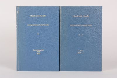 DE GAULLE : Mémoires d'Espoir. Paris, Plon 1970, 2 vol.