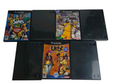 quatre boîtes de jeux vidéo empilées les unes sur les autres