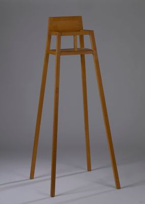chair made of solid wood with a wooden seat and backrest