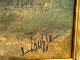 an image of a painting of a horse in a field of grass
