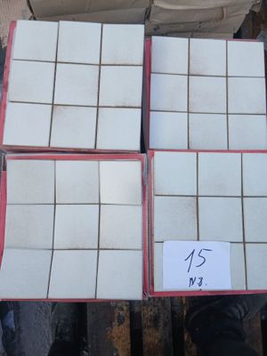 Lot de mosaïque coloris blanc format 30x30 cm, pour une surf…