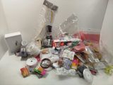 a pile of assorted items sitting on a table