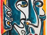 une image représentant un tableau d'un homme avec une cigarette